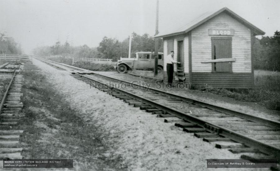 Boston & Maine Railroad Station, Blood, New Hampshire